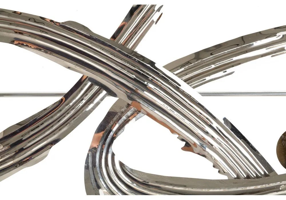 Kovová nástenná dekorácia 121x52 cm Mondrian – Mauro Ferretti