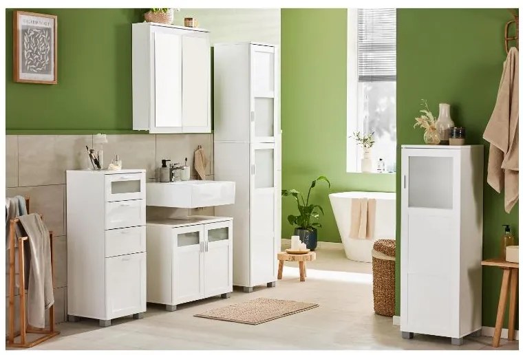 Livarno home Kúpeľňový nábytok Basel, 5-dielna súprava (800008453)