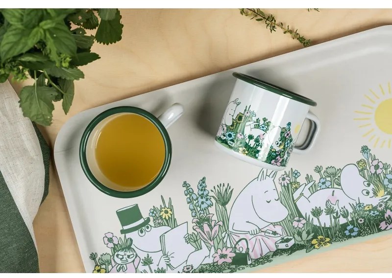 Podnos Moomin In the garden 43x22cm