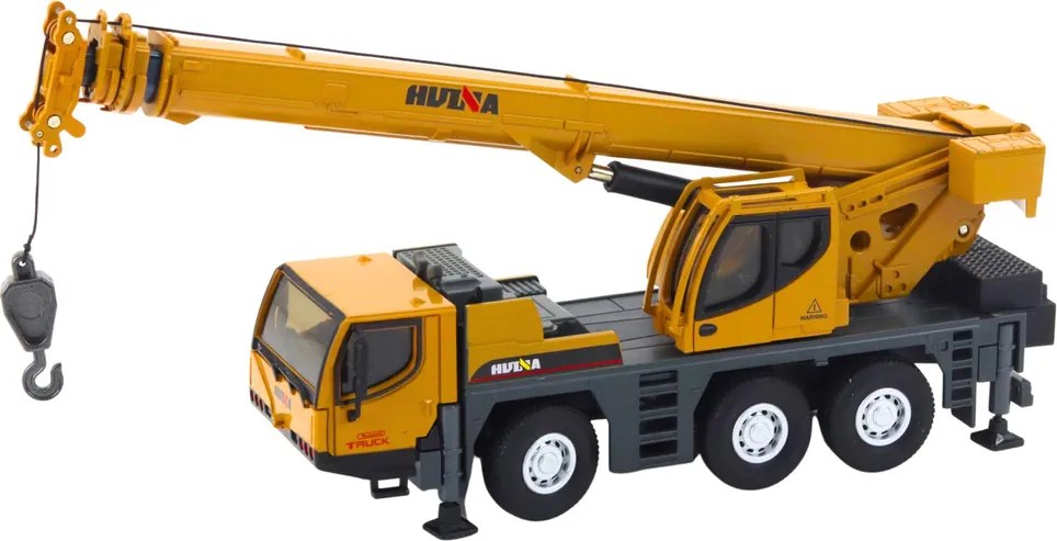 Žeriav Autocrane Huina Stavebné vozidlo Pohyblivé časti Kov 1:50