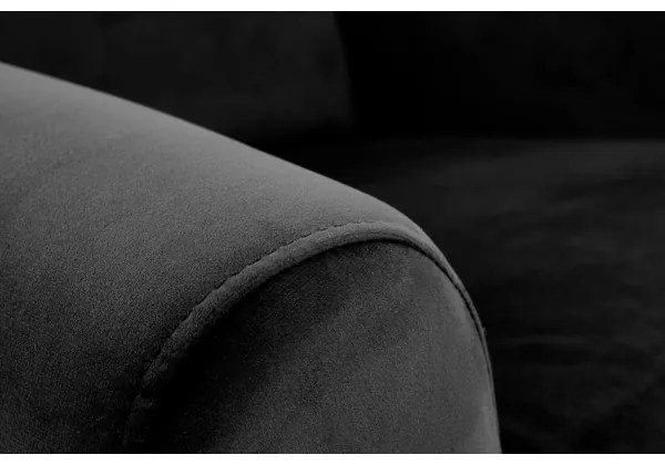 Polohovacie kreslo RELAXA čierne