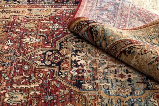 Koberec KESHAN Ornament orientálny 7518/53528 béž / granát