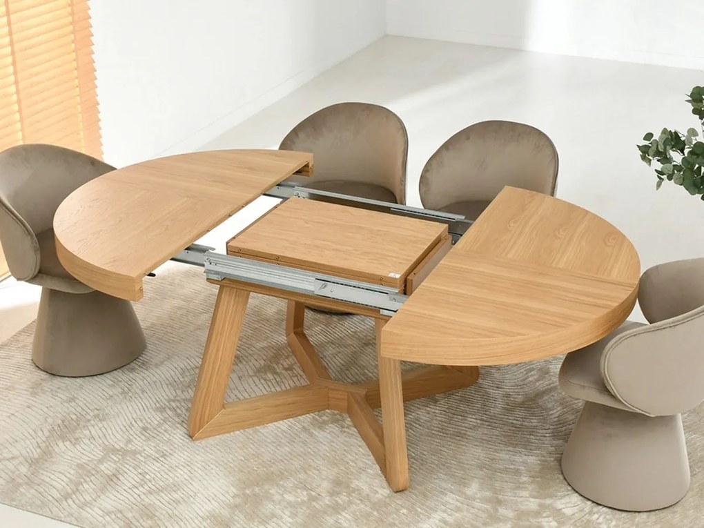 Rozkladací jedálenský stôl OLIA 130-230cm dub