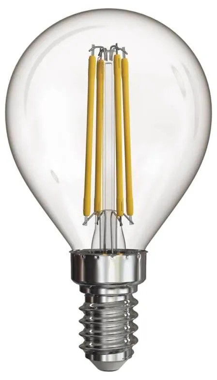 LED filamentová žiarovka, MINI, 4W, E14, denná biela Emos Z74231