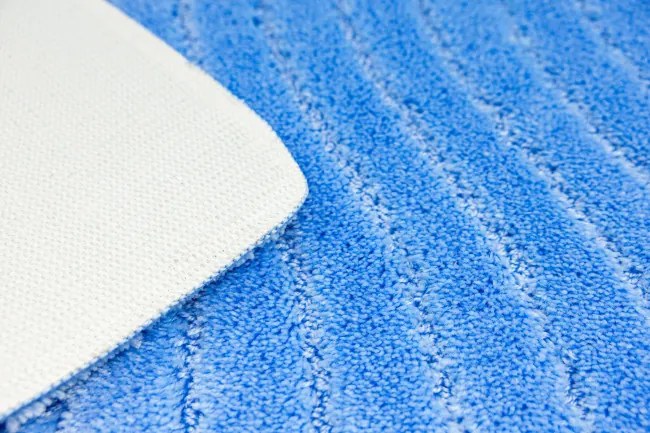 Kúpeľňový koberček Sara svetlomodrý, vlny