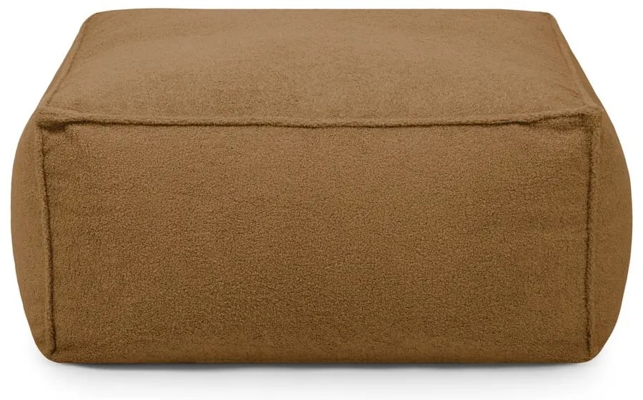 Hnedý sedací vak z textílie buklé Mass – SLOWDOWN