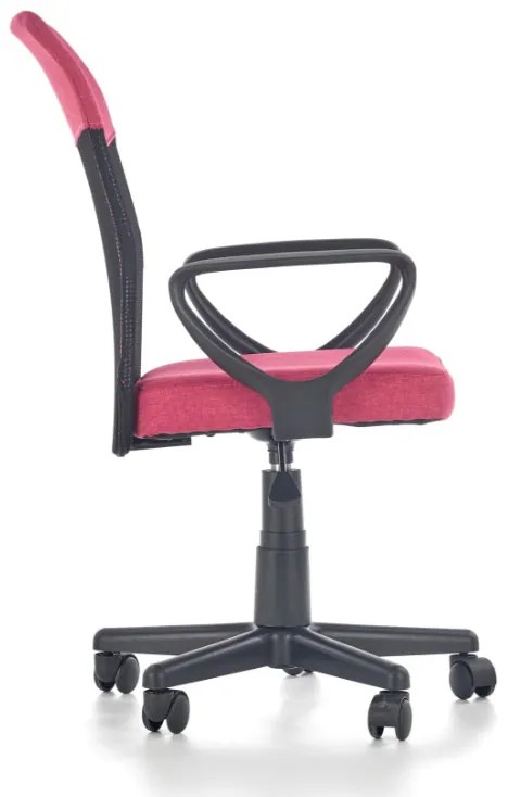 Detská otočná stolička TIMMY růžovočierna