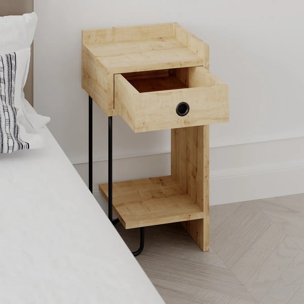 Nočný stolík Sirius Right Oak