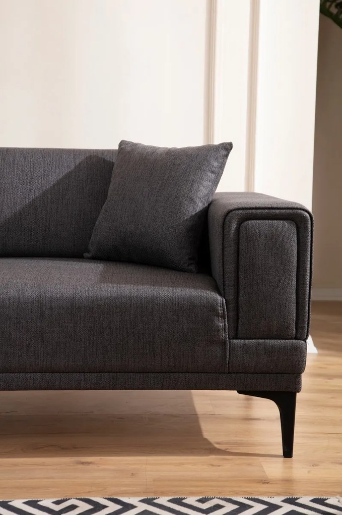 Dvojmiestna pohovka Horizon 170 cm tmavo sivá
