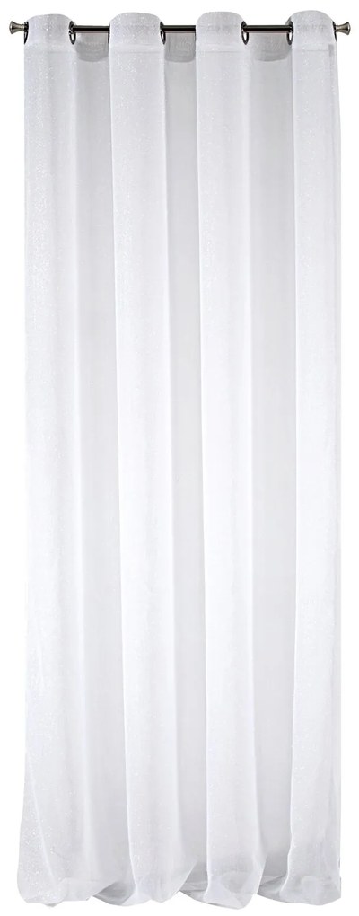 ZÁCLONA NA KRÚŽKOCH SAKALI 350X250 CM BIELA