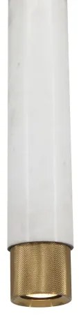 Luster na lanku Marble white/brass 1xGU10/8W/230V