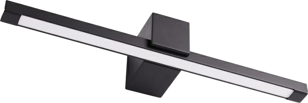 Toolight Toolight, LED nástenné svietidlo, 40cm, 8W, 4000K, 1000lm, SWE049-1W, čierna matná, OSW-20149