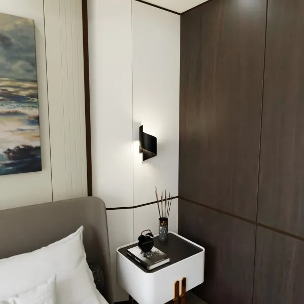 Nástenné svietidlo SPINER 1xG9/8W/230V čierna