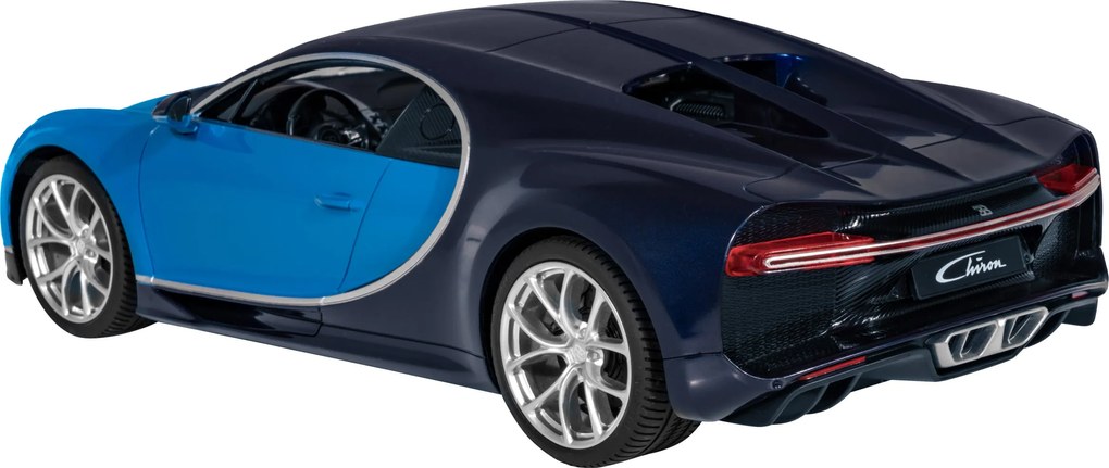 Bugatti Chiron modrý RASTAR model 1:14 Auto na diaľkové ovládanie + LED svetlá + 2,4 GHz diaľkové ovládanie