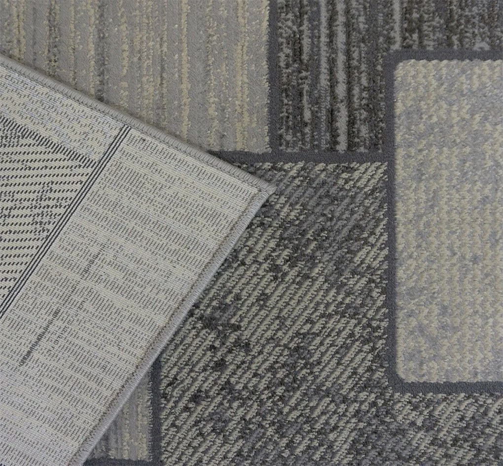 BE Koberec Esprit 3603 GREY – sivý obdĺžnikový Rozmer: 140x190 cm