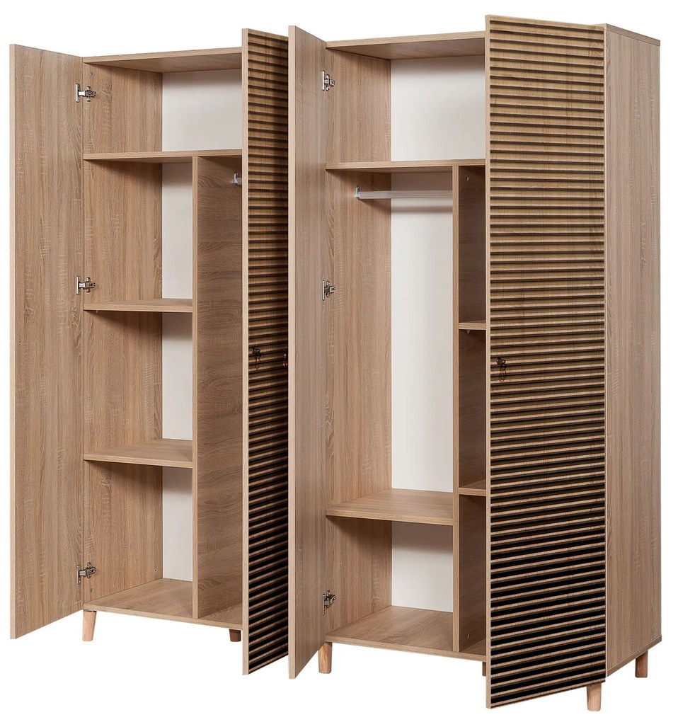 Šatníková skriňa Imaj 180 cm dub sonoma