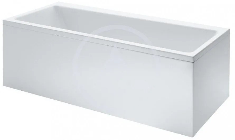 LAUFEN Pro Vaňa do ľavého rohu, 1800 mm x 800 mm, biela – s rámom, senzorové ovládanie, vodná masáž H2329560006351