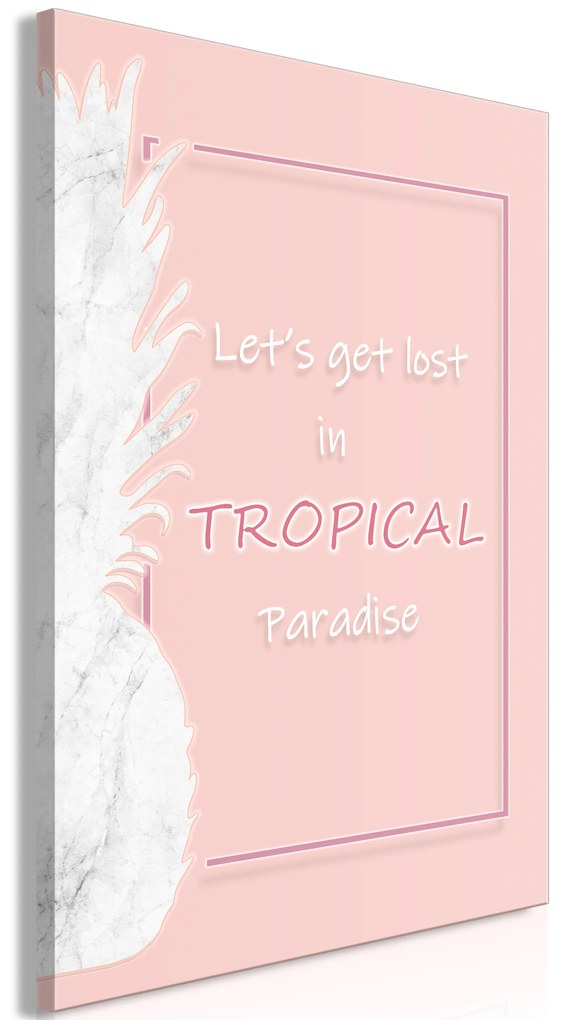 Artgeist Obraz - Let's Get Lost in Tropical Paradise (1 Part) Vertical Veľkosť: 60x90, Verzia: Premium Print