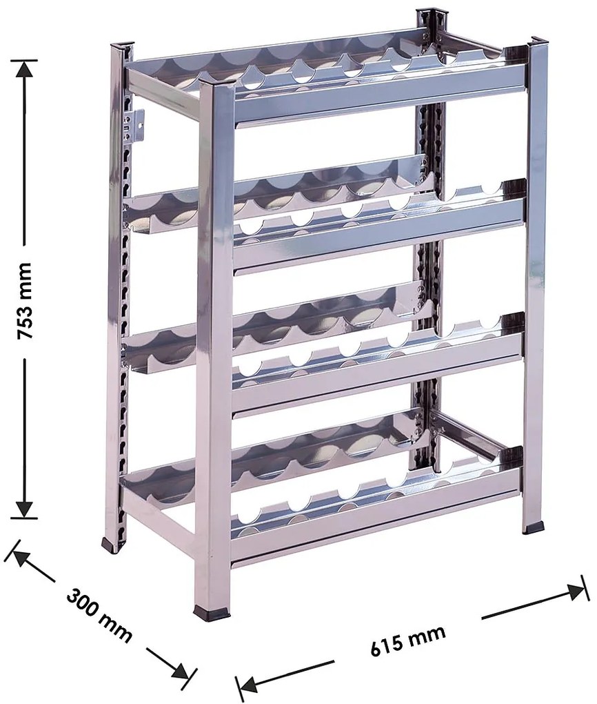 Trestles Regál na víno Révi RVI6B-6-4