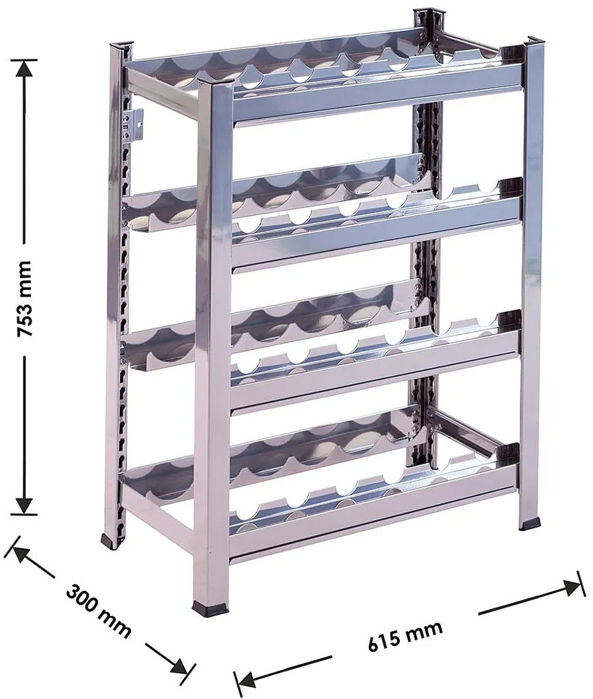 Trestles Regál na víno Révi RVI6B-6-4
