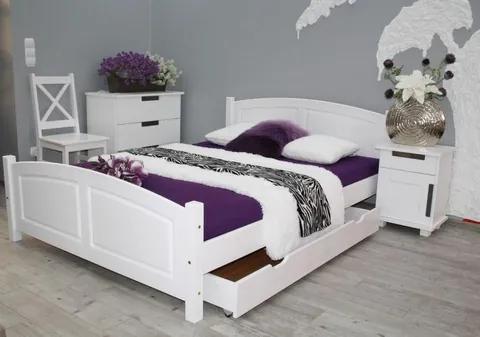 OVN posteľ ZYTA biela 140x200cm+rošt