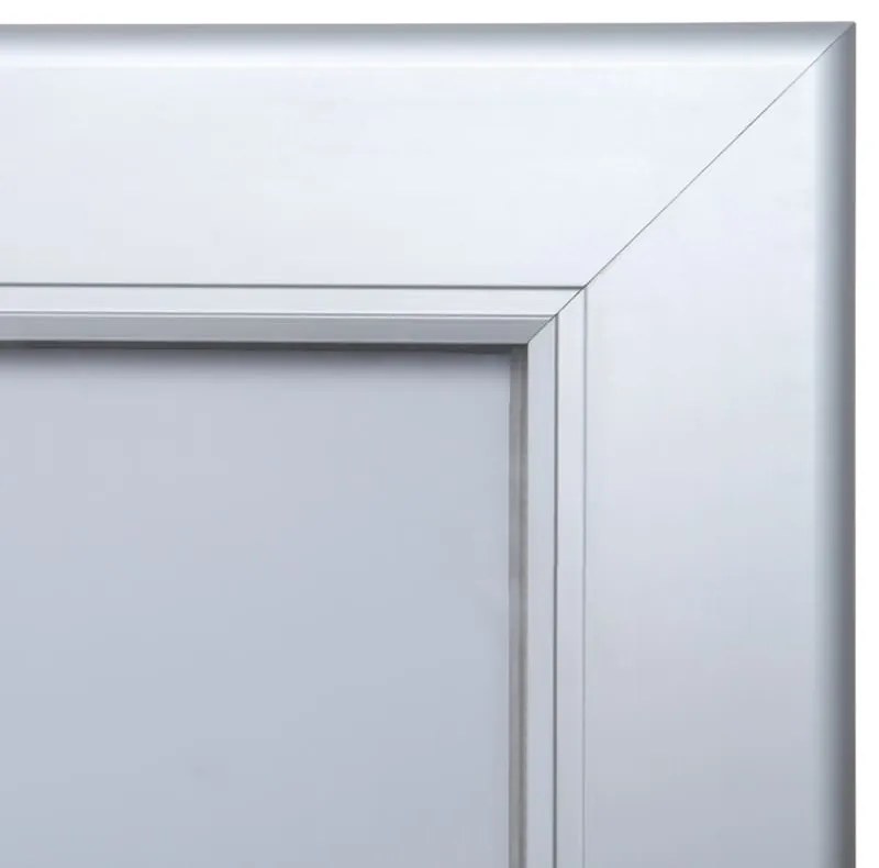 Interiérová uzamykateľná vitrína Premium 70 x 100 cm, hliník