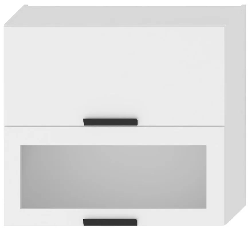 Kuchynská skrinka Denis w80grf/2 sd biely satén mat/biela