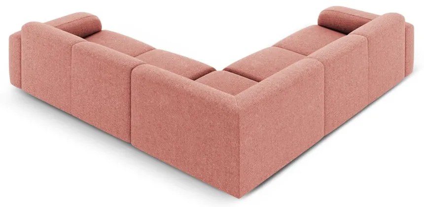 Ružová rohová pohovka (variabilná/do L) Molino – Micadoni Home