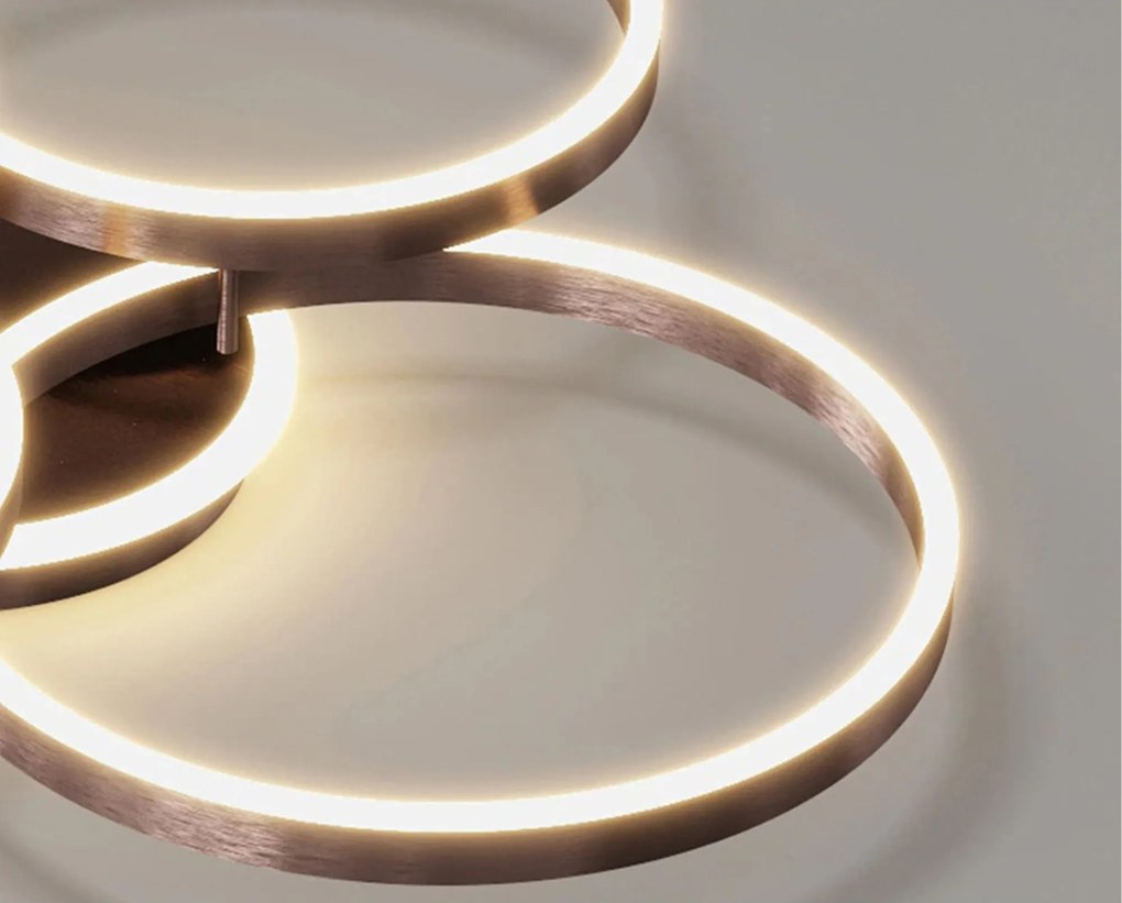 Toolight Toolight, LED stropné svietidlo APP1057-C, zlatá, OSW-08884