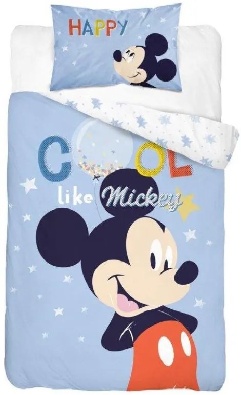 Obliečky do postieľky Mickey Cool blue 100/135, 40/60