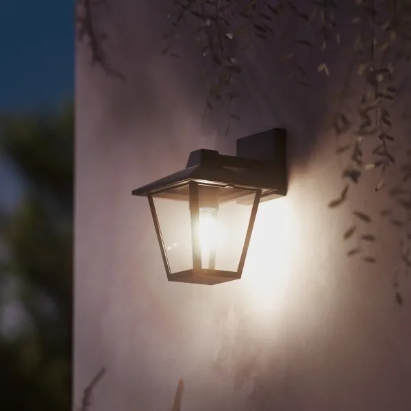 Philips - Vonkajšie nástenné svietidlo KINNO 1xE27/25W/230V IP44