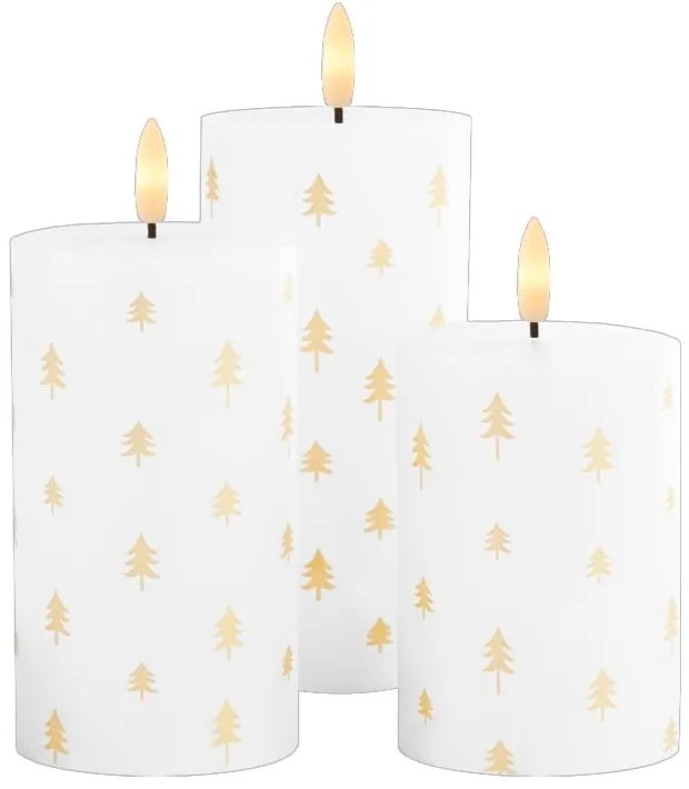 LED sviečky v súprave 3 ks (výška 15 cm) Sille – Sirius