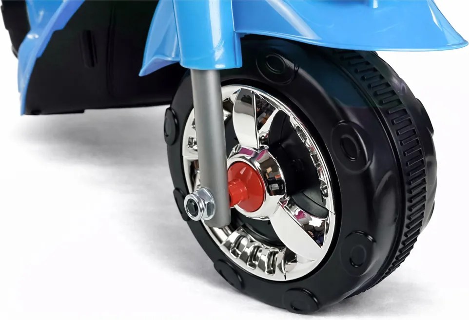 LEAN CARS Elektrická motorka pre deti HC8051 modrá so svetlami a zvukmi