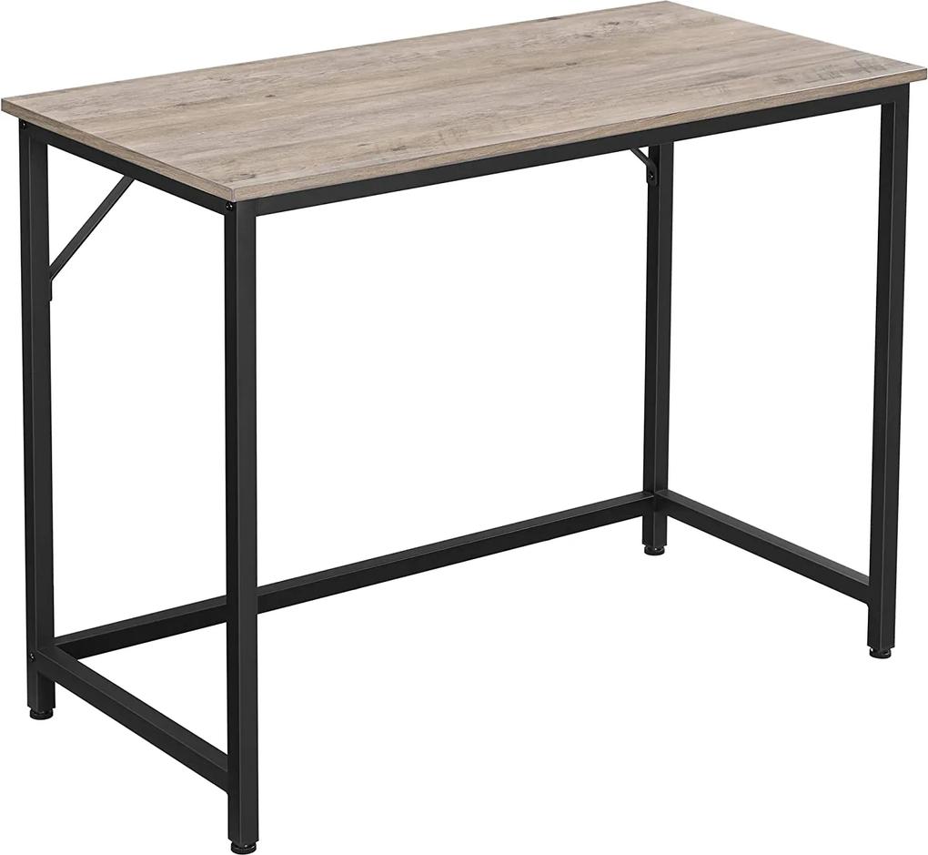 Rongomic Písací stôl VASAGLE Alinru sivý/čierny