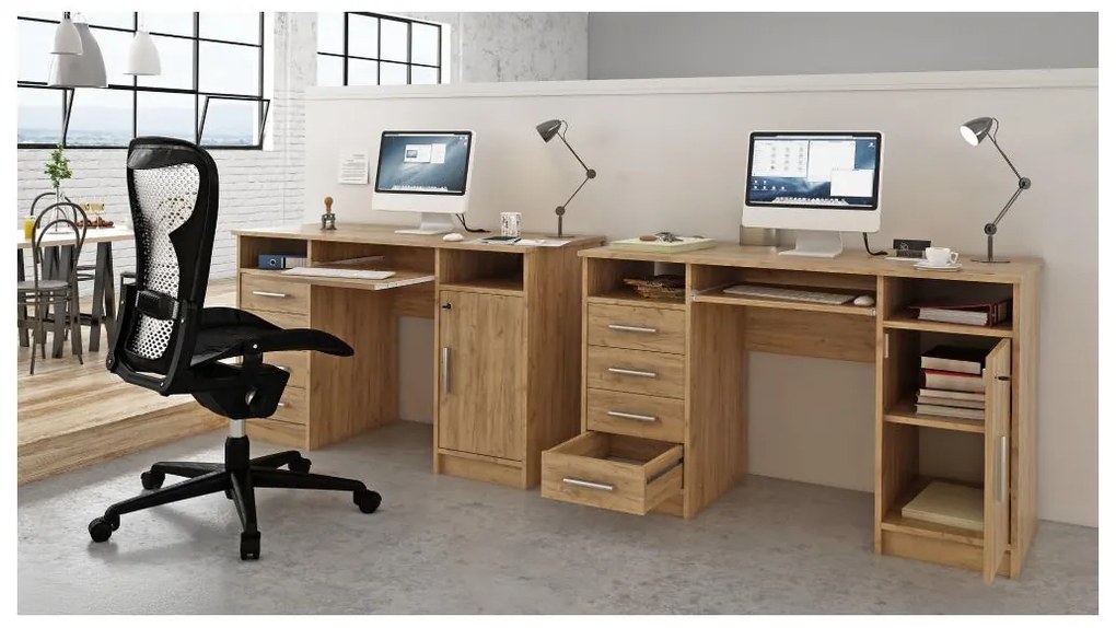 PC stolík Barba (dub artisan). Vlastná spoľahlivá doprava až k Vám domov. 1119637