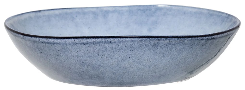 Bloomingville Hlboký keramický tanier Sandrine Blue 22 cm