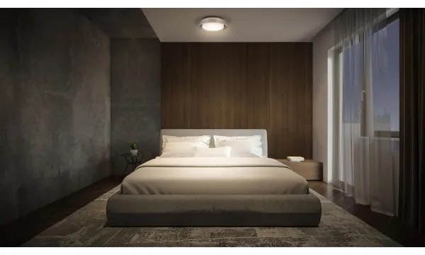 Osram - Stropné svietidlo ORBIS MADRID 2xE27/10W/230V pr. 29 cm matný chróm