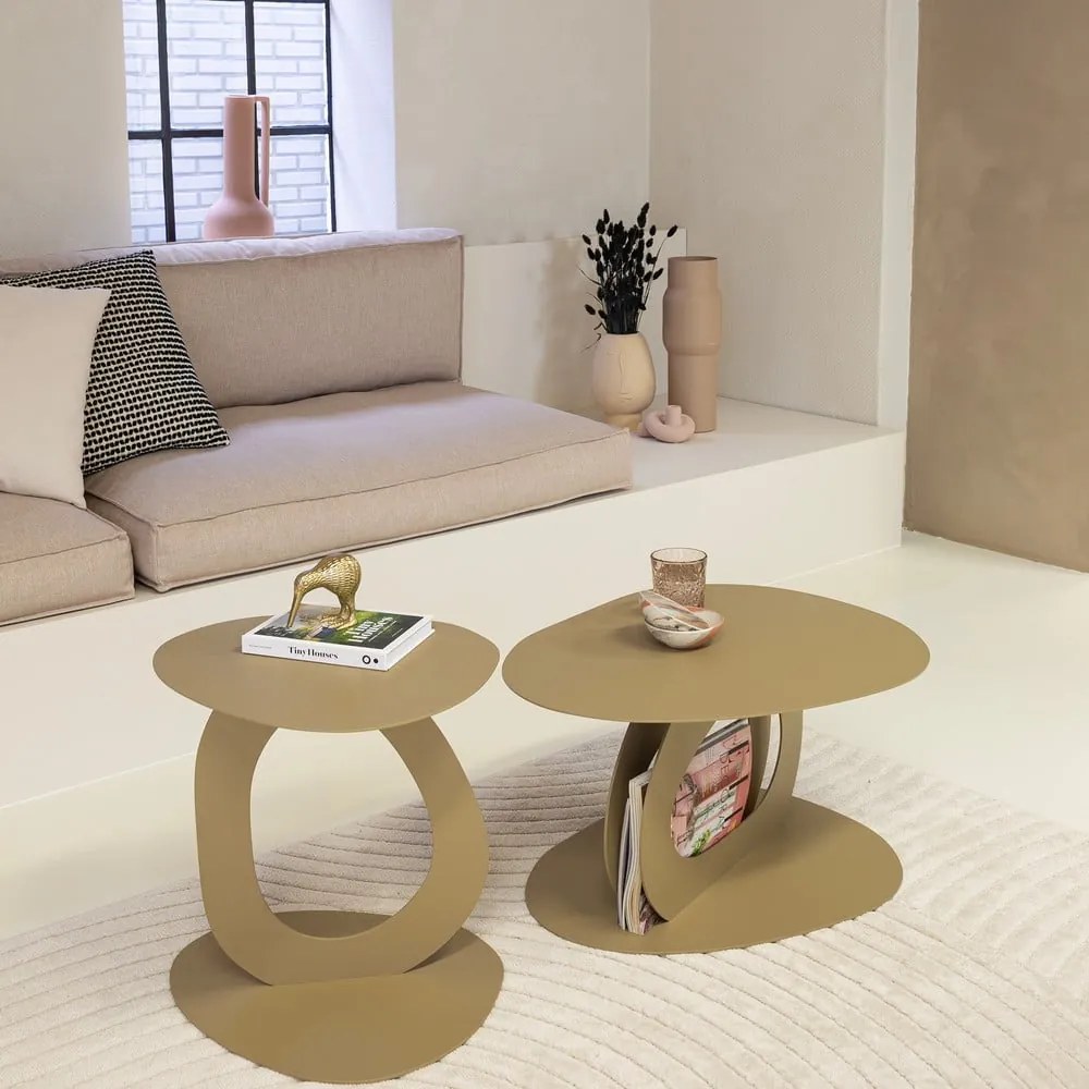 Kovový odkladací stolík 39x46 cm Alto – Spinder Design