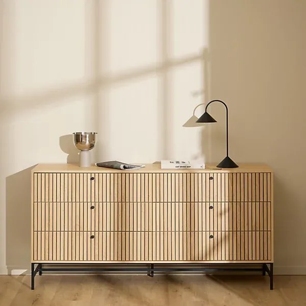 Komoda Albany 157 cm dub přírodní