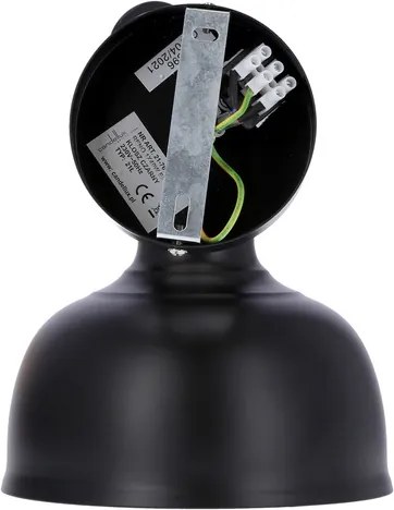 Nástenné bodové svietidlo RENO 1xE27/40W/230V čierna