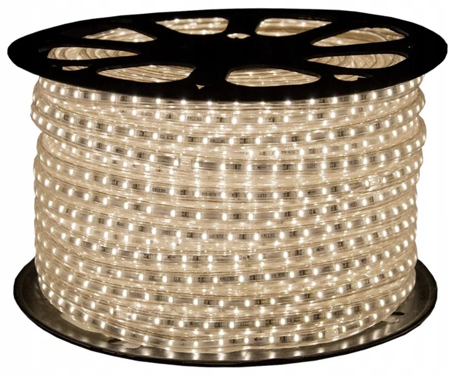 ECOLIGHT LED pásik - 230V - 1m - 120LED/m- 11W/m - IP68 - vodotesný - neutrálna biela - 14mm