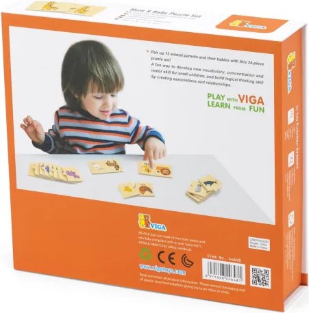Logický hlavolam Viga 44648 matka a dieťa