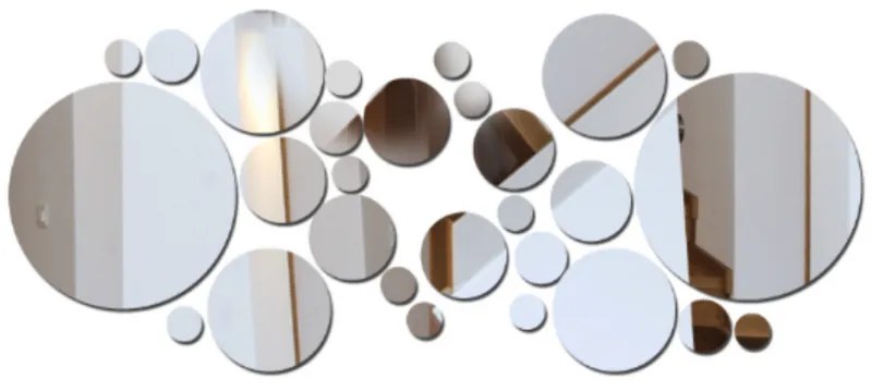 3D nálepky a samolepky zrkadlové, dekoračné nálepky I SENTOP SV000002S- 600x400x3 mm HEU-