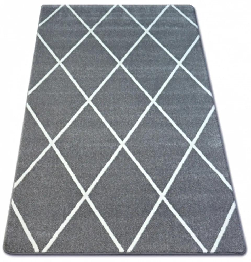 Kusový koberec Romby šedý, Velikosti 160x220cm