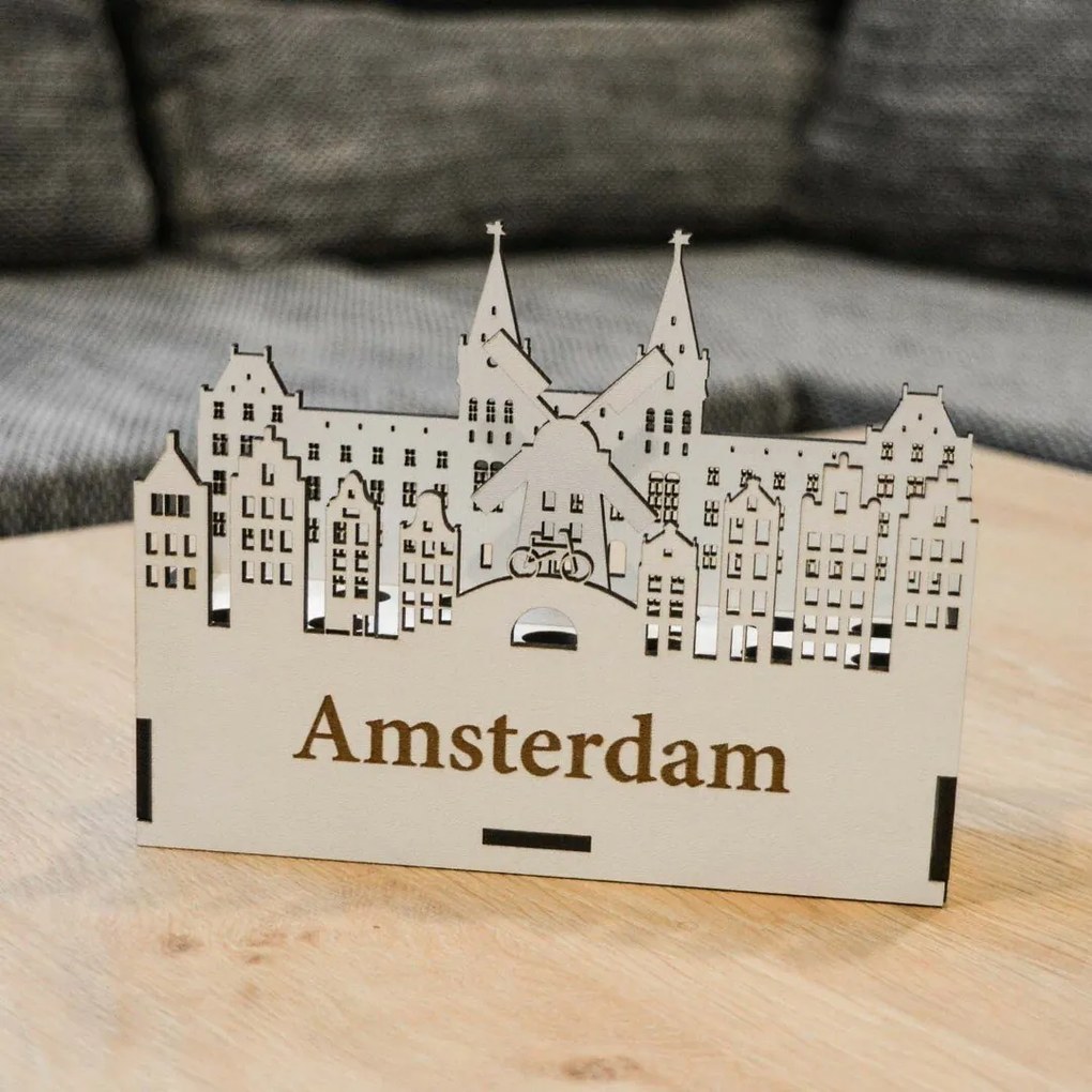 Drevený, luxusný stojan na perá - Amsterdam | DUBLEZ