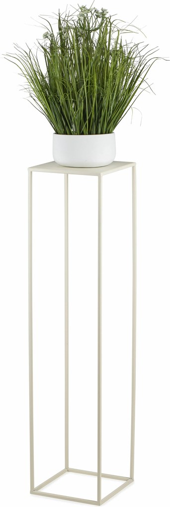 STOJAN NA KVETINÁČ SIMPLE 100X24X24 CM KRÉMOVÁ