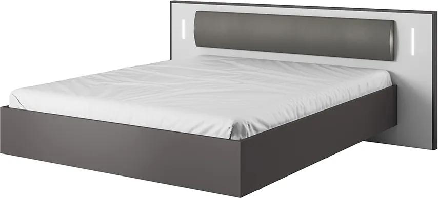 Moderná posteľ Sfera 160x200cm + 2x nočný stolík