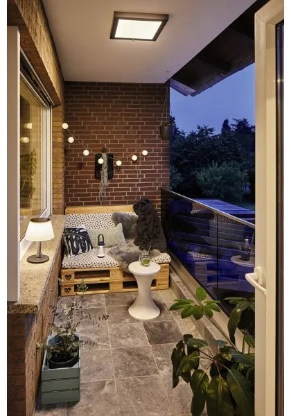 Paulmann 94309 - LED/0,8W IP44 Stmievateľná solárna lampa LILLESOL 3,7V