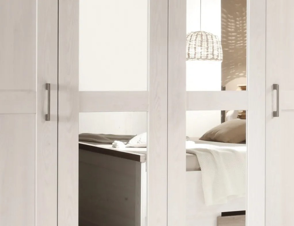 Šatníková skriňa Luca, 4-dverová