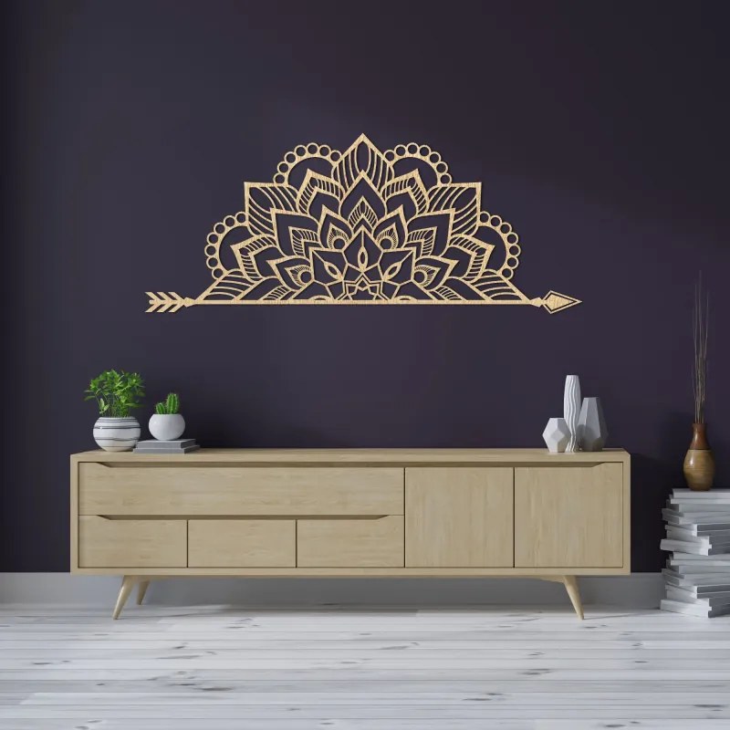 Drevená mandala na stenu – Elegantná dekorácia na strnu | SENTOP PR0492